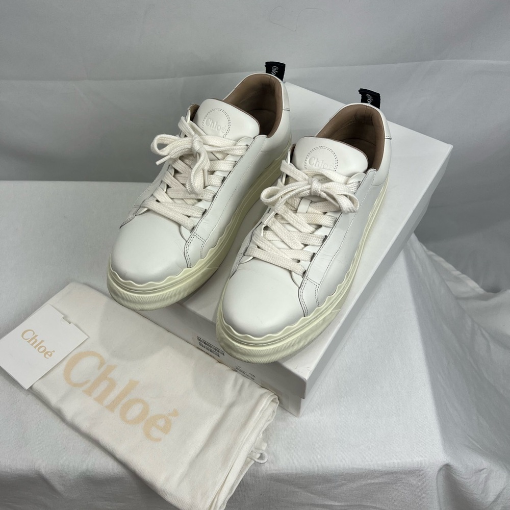 Chloe Lauren Scalloped sneakers
